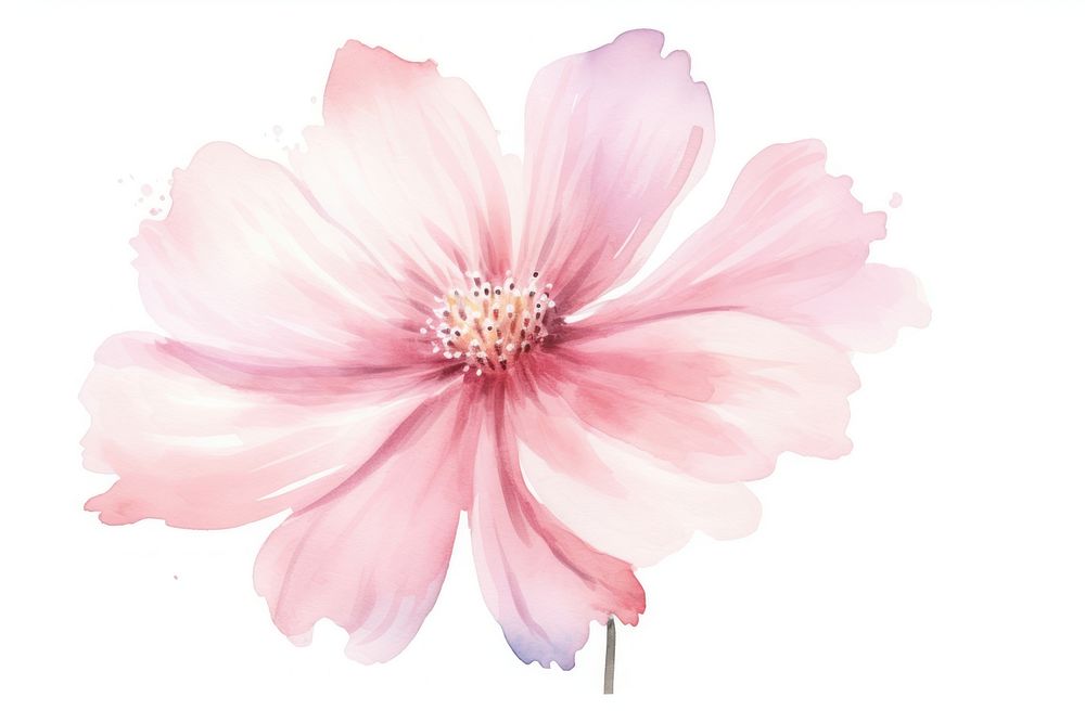 Pink flower blossom dahlia petal. AI generated Image by rawpixel.