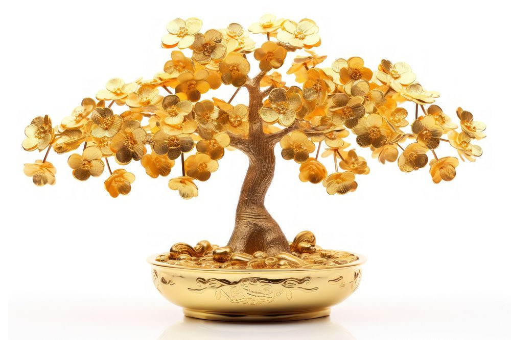 Lunar new year tree bonsai plant. AI generated Image by rawpixel.