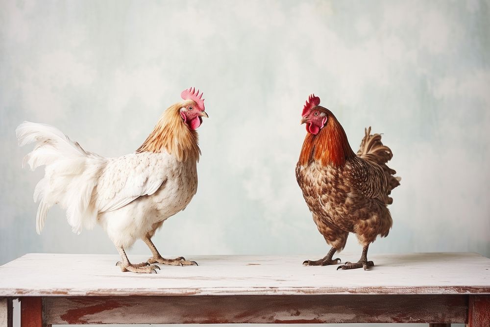 Chicken hen rooster, design resource. AI generated Image by rawpixel