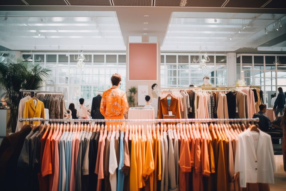 Clothes sales boutique shopping fashion. AI generated Image by rawpixel.