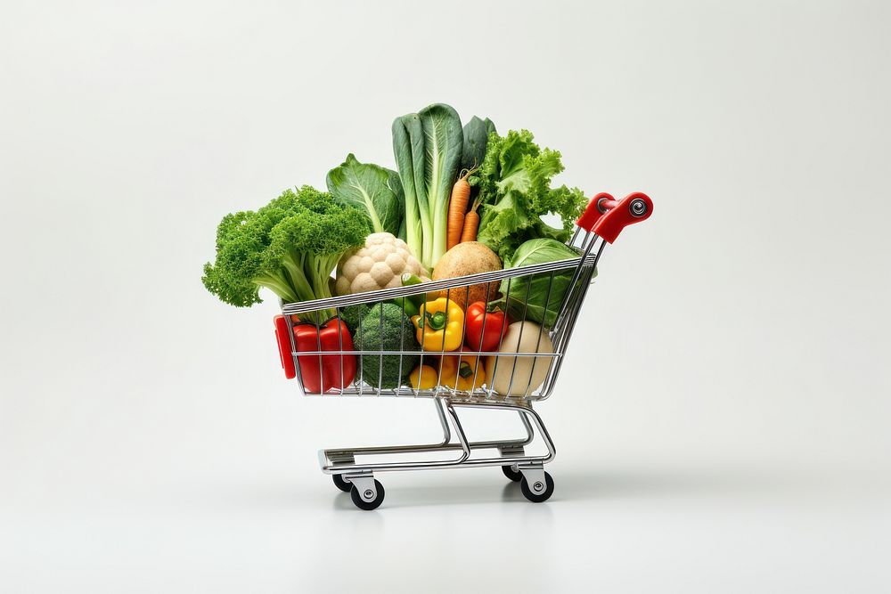 Vegetables shopping plant food. AI generated Image by rawpixel.