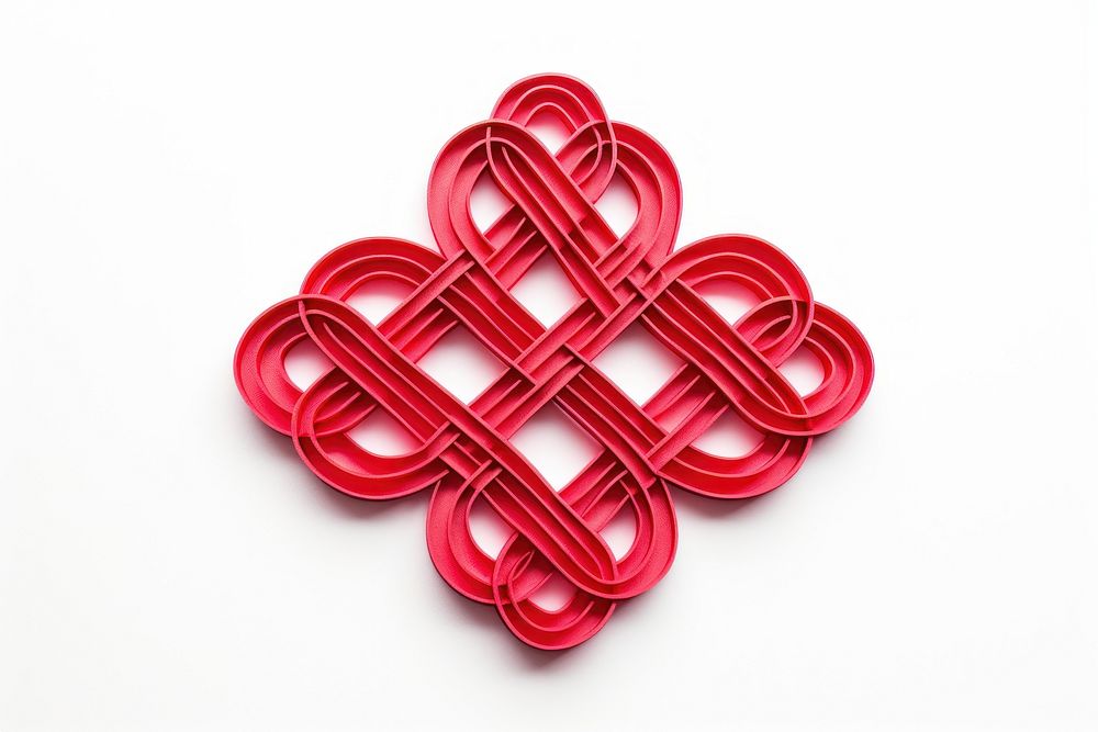 Chinese Knot white background dynamite weaponry. AI generated Image by rawpixel.