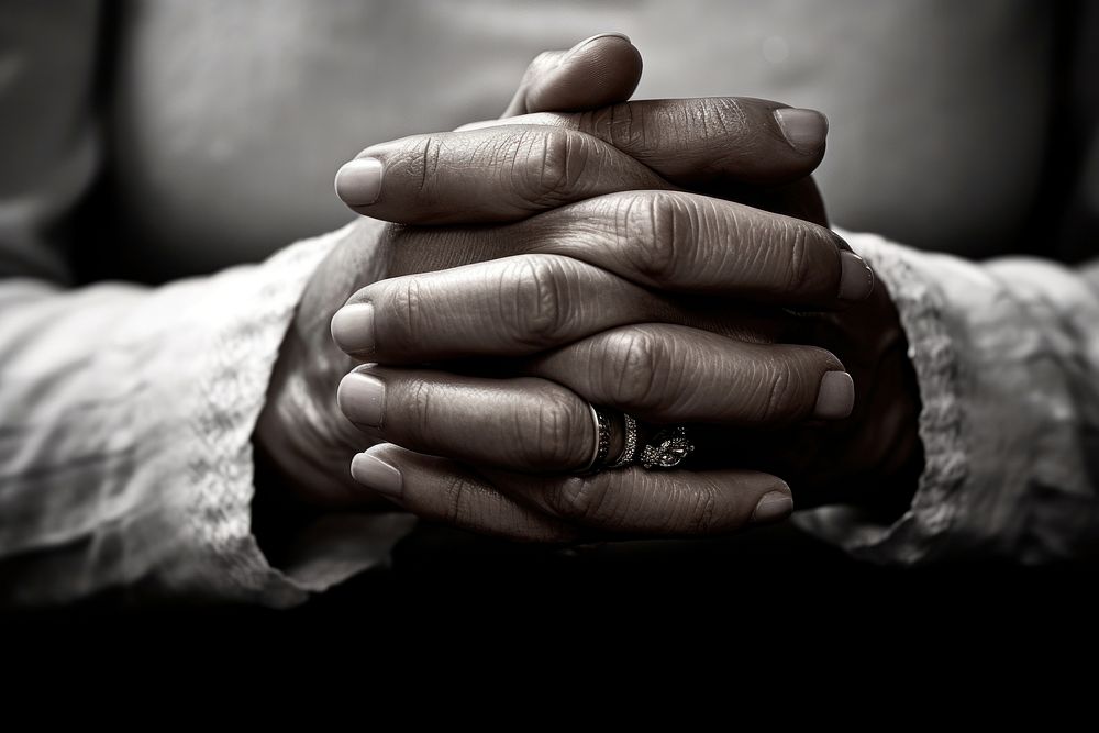 Pray hand jewelry finger. AI generated Image by rawpixel.