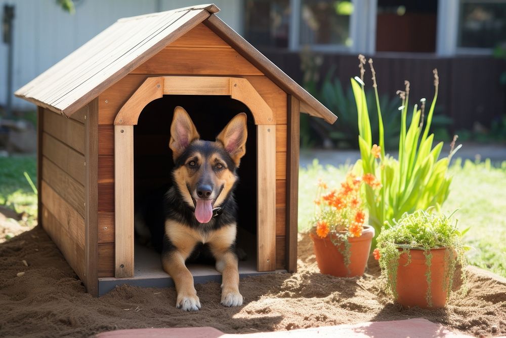 Happy dog mammal animal plant. 