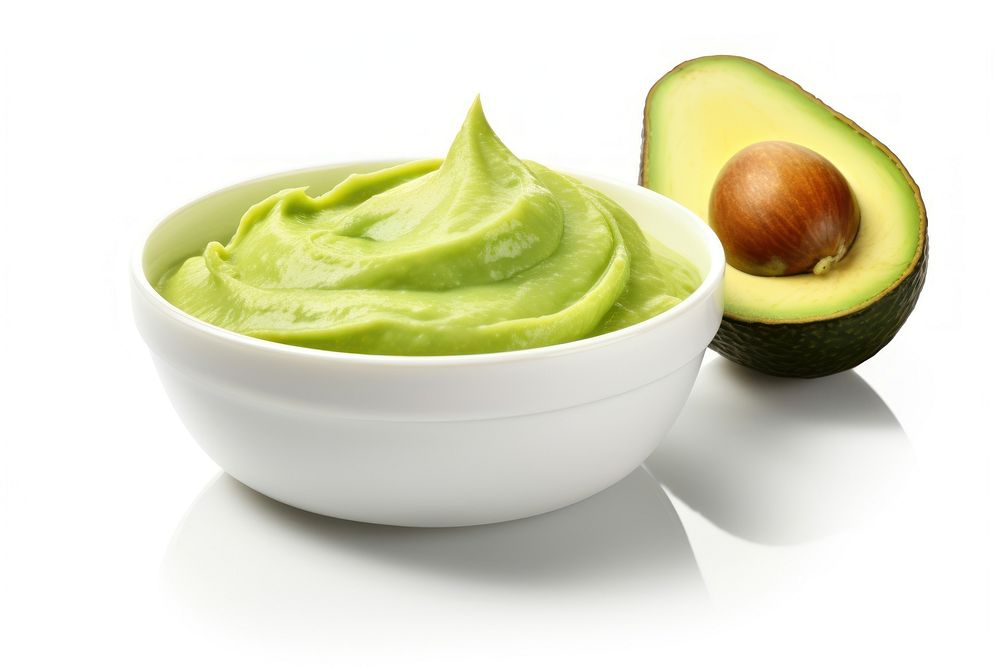 AVOCADO PUREE avocado food guacamole. AI generated Image by rawpixel.