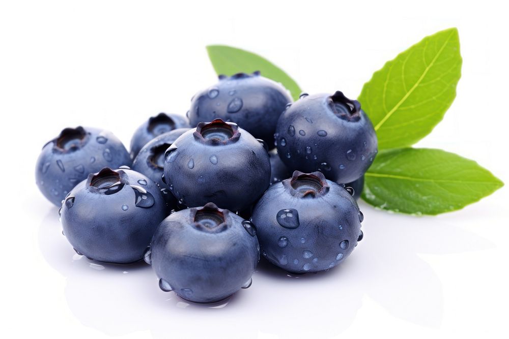 Blueberrie blueberry berries fruit. AI generated Image by rawpixel.