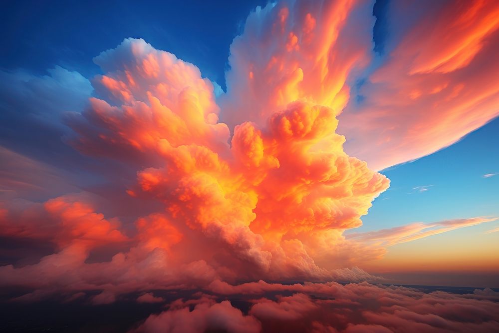 Nature cloud sky outdoors. AI generated Image by rawpixel.