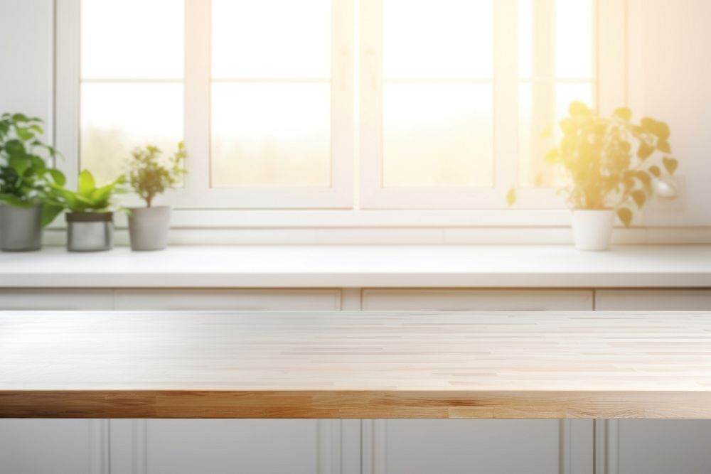 Empty tabletop windowsill furniture plant. AI generated Image by rawpixel.
