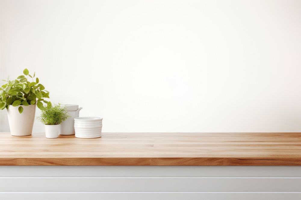 Empty tabletop plant houseplant copy space. AI generated Image by rawpixel.