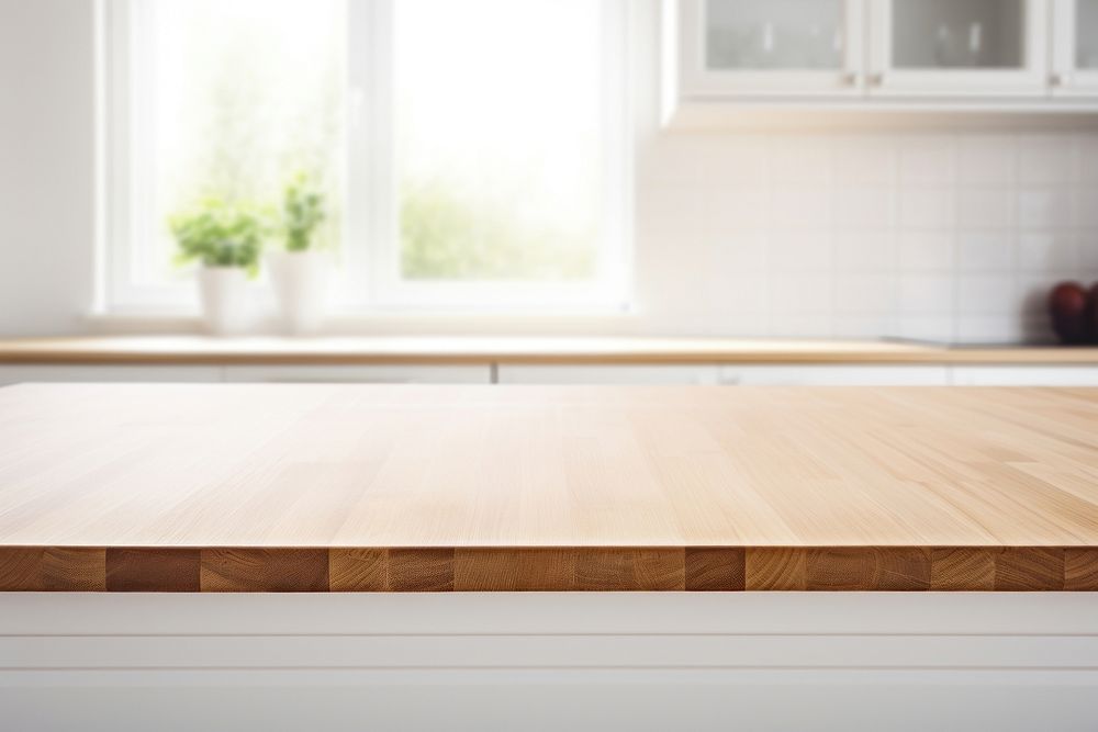 Wood countertops furniture hardwood flooring. AI generated Image by rawpixel.