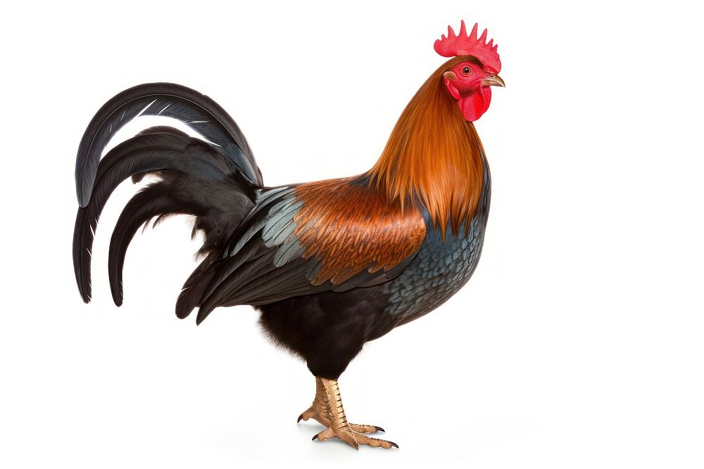 Male rooster chicken poultry animal. AI generated Image by rawpixel.