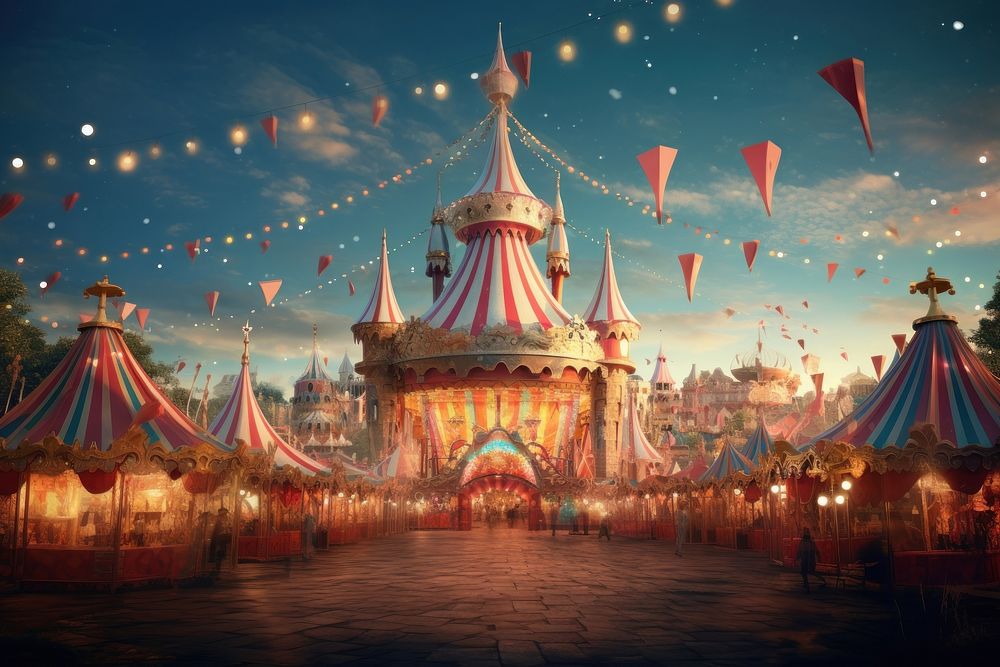 Carnival circus architecture spirituality | Premium Photo - rawpixel