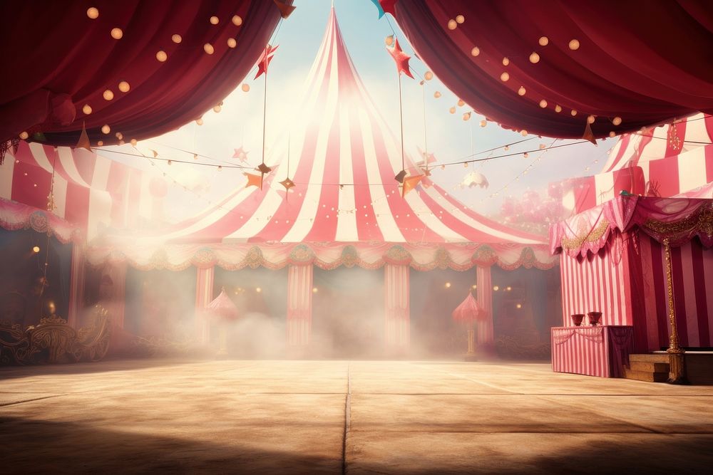 Circus stage entertainment architecture. AI generated Image by rawpixel.