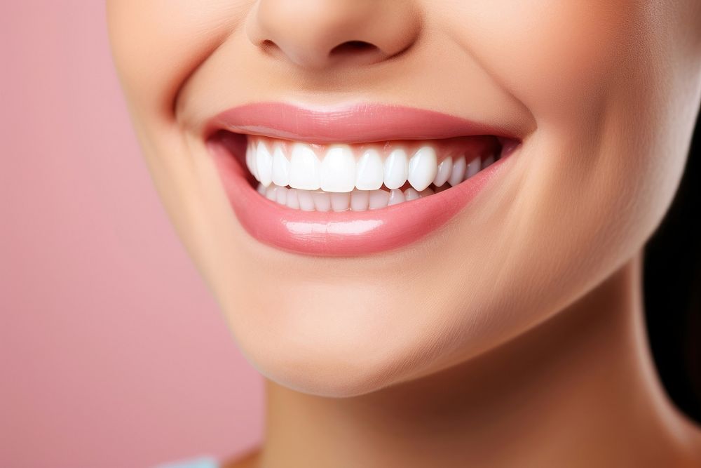 Smiling teeth adult smile. AI generated Image by rawpixel.