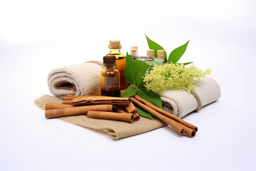 Spa massage herbs ingredient flower. AI generated Image by rawpixel.