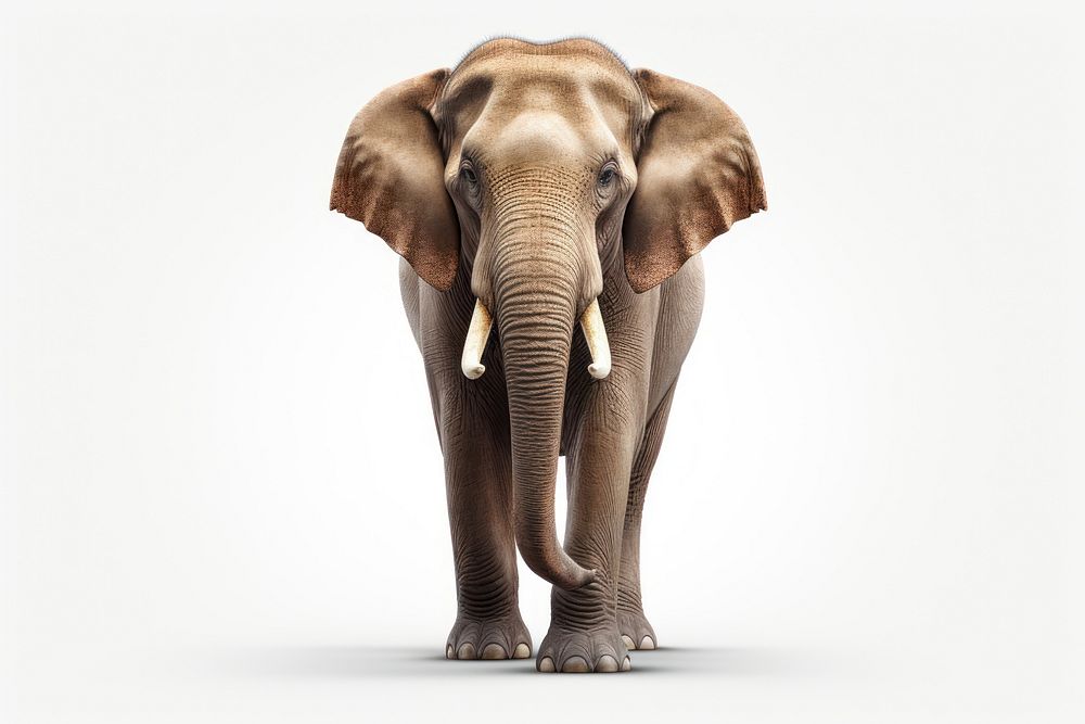 Thai elephant wildlife animal mammal. AI generated Image by rawpixel.