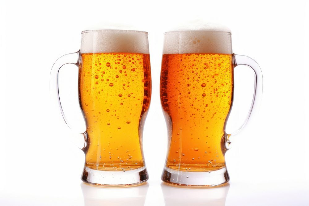 Glass beer lager drink. AI generated Image by rawpixel.