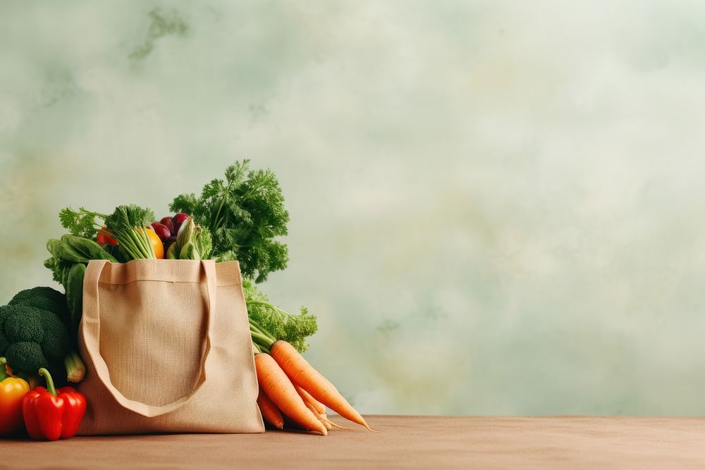 Vegetable bag carrot plant. AI generated Image by rawpixel.