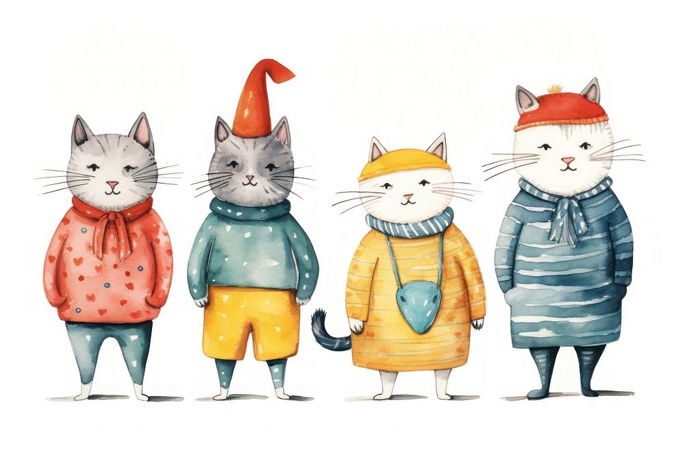 Cat family animal mammal pet. | Premium Photo Illustration - rawpixel