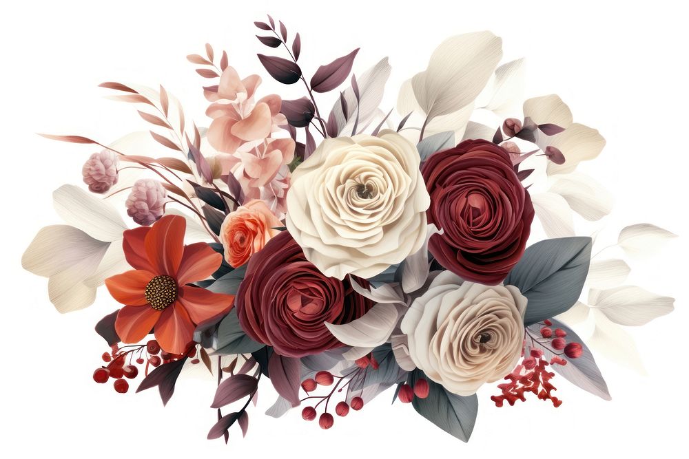 Bouquet art flower plant. AI generated Image by rawpixel.