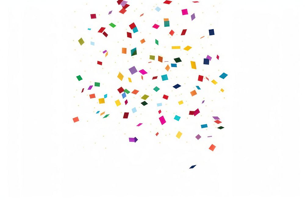 Colorful confetti effect photo