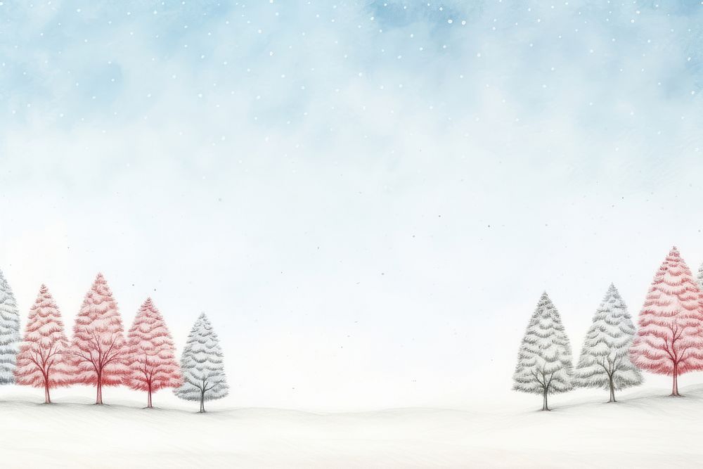 Snowy christmas landscape outdoors winter. AI generated Image by rawpixel.