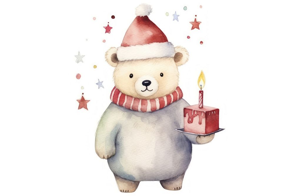 Animal chrismas party snowman cartoon cute. AI generated Image by rawpixel.