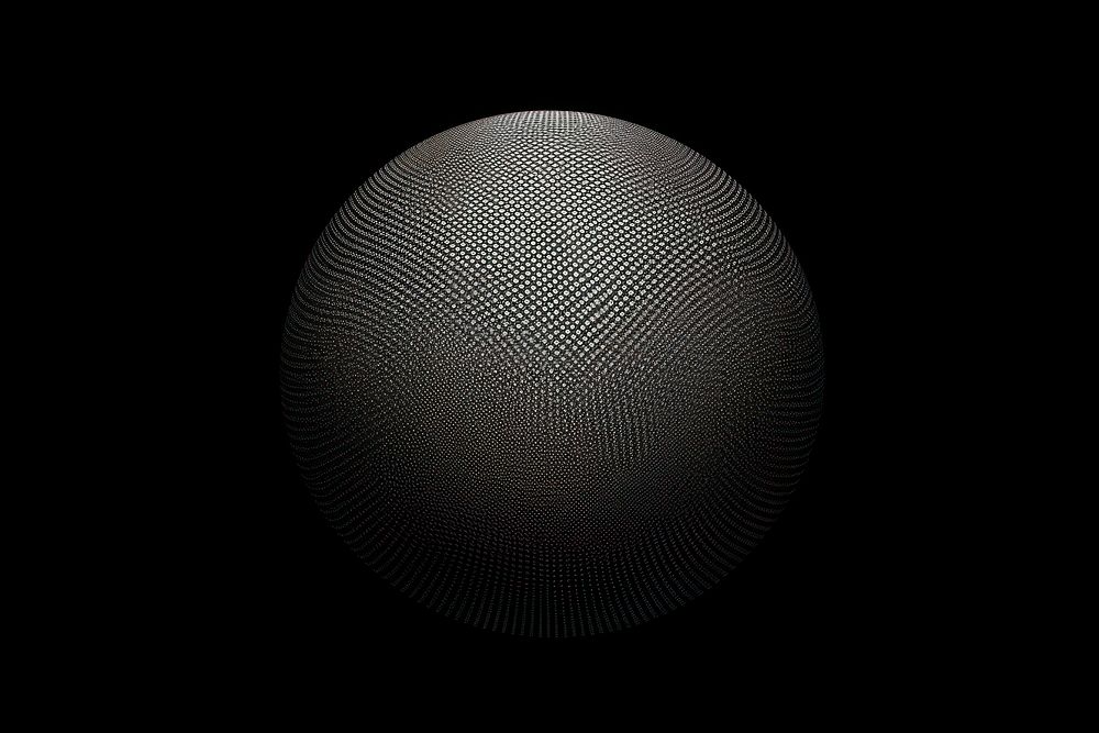 Half tone effect backgrounds sphere black. AI generated Image by rawpixel.