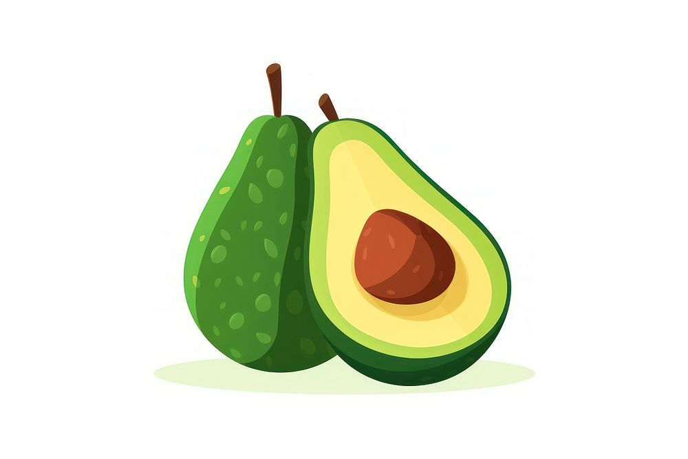 Avocado avocado fruit plant. AI generated Image by rawpixel.