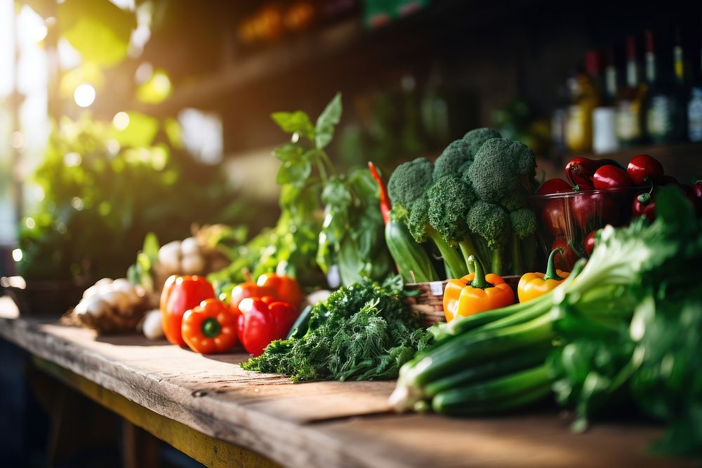 Vegetable organic market food. 