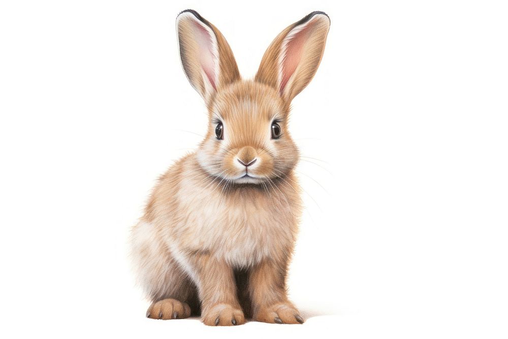 Easter bunny mammal animal rodent. AI generated Image by rawpixel.