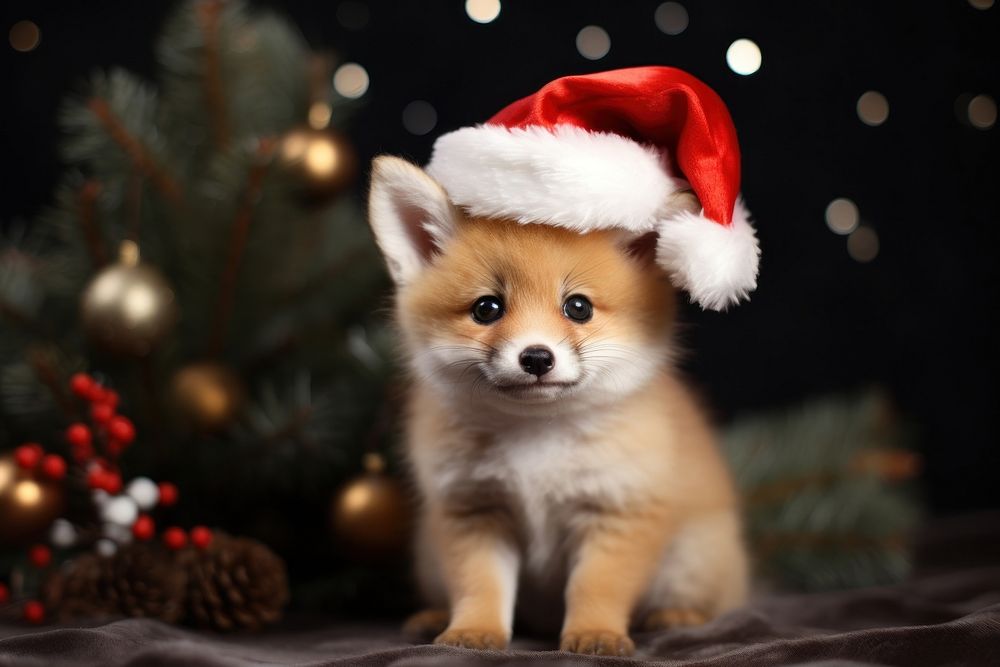 Christmas mammal animal puppy. 