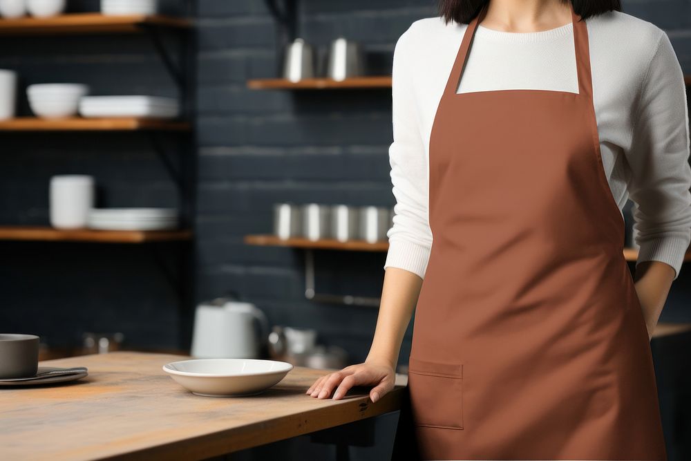 Female apron, business design resource