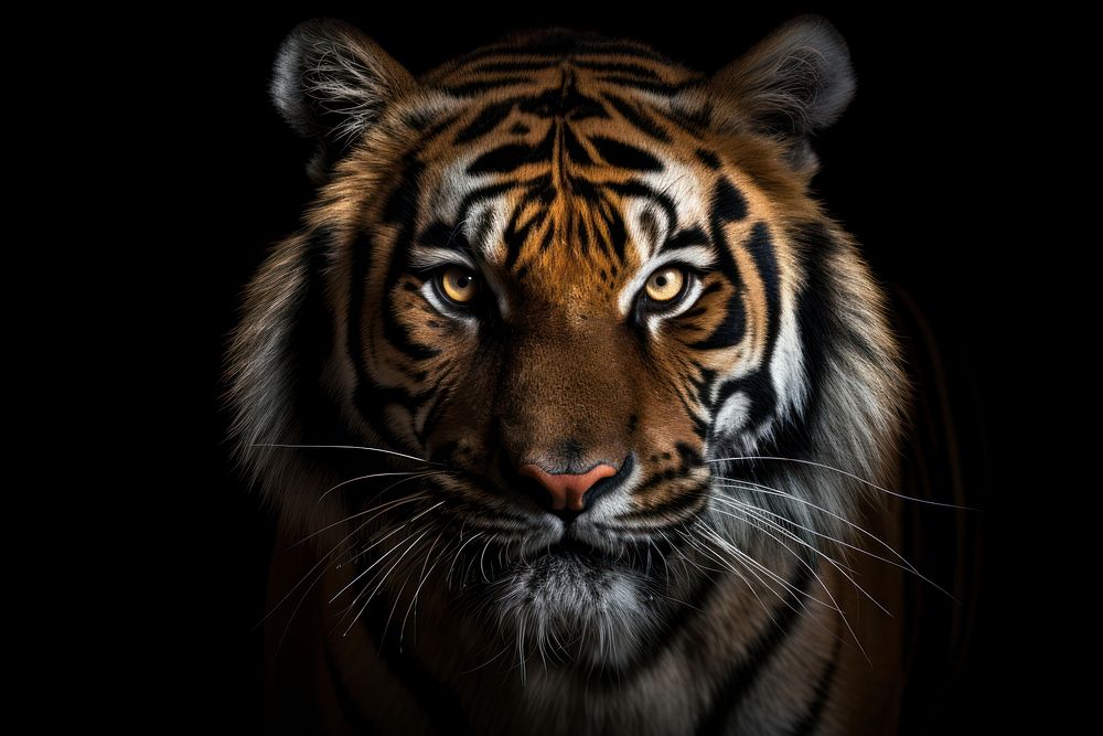 Tiger tiger wildlife portrait. AI generated Image by rawpixel.