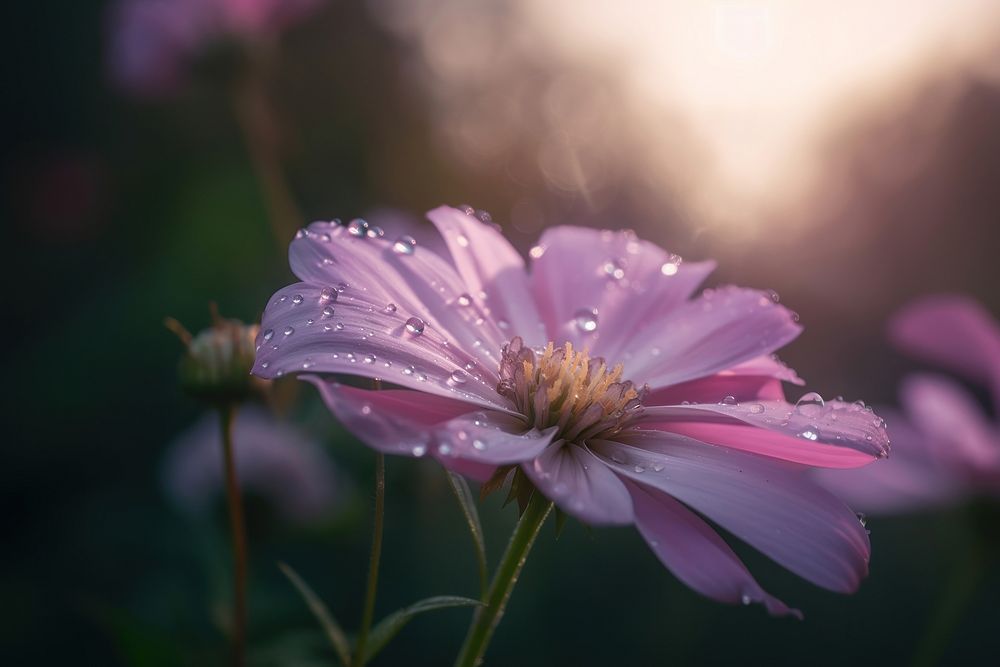 Beautiful flower nature petal outdoors. AI generated Image by rawpixel.