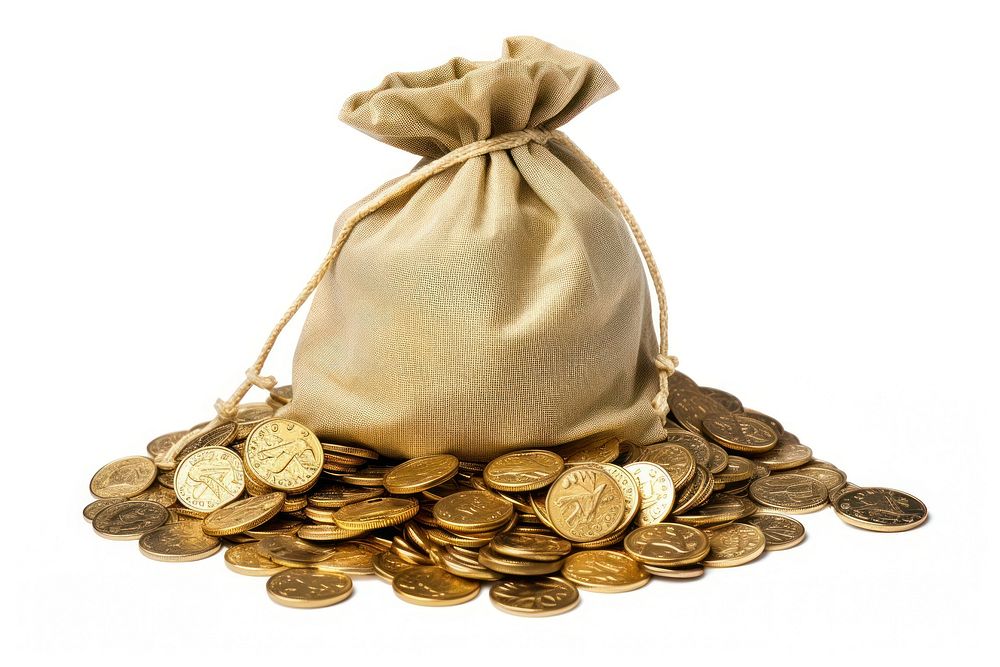 Coin bag money gold. | Premium Photo - rawpixel