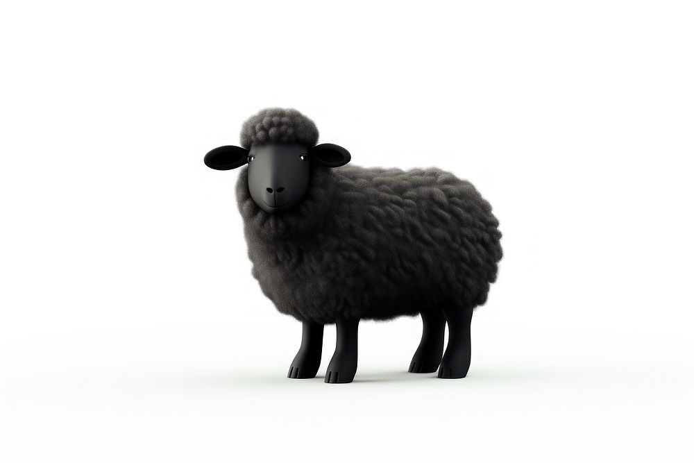 Sheep livestock standing animal. AI generated Image by rawpixel.