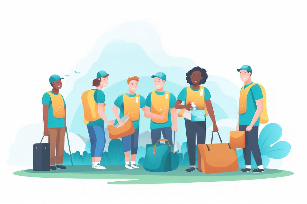 Volunteering volunteer adult togetherness. AI generated Image by rawpixel.