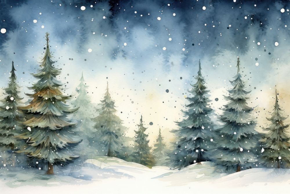 Snowy christmas backgrounds outdoors nature