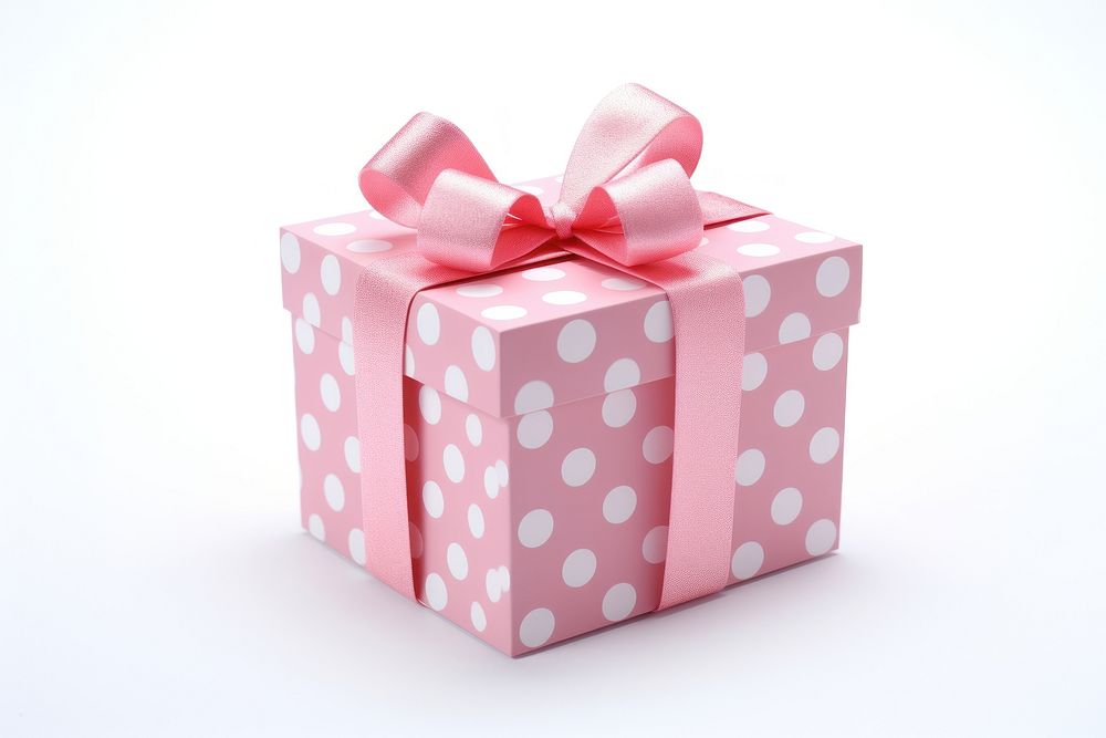 Gift birthday box white background. AI generated Image by rawpixel.