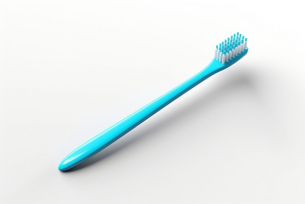 Toothbrush tool white background hygiene. AI generated Image by rawpixel.