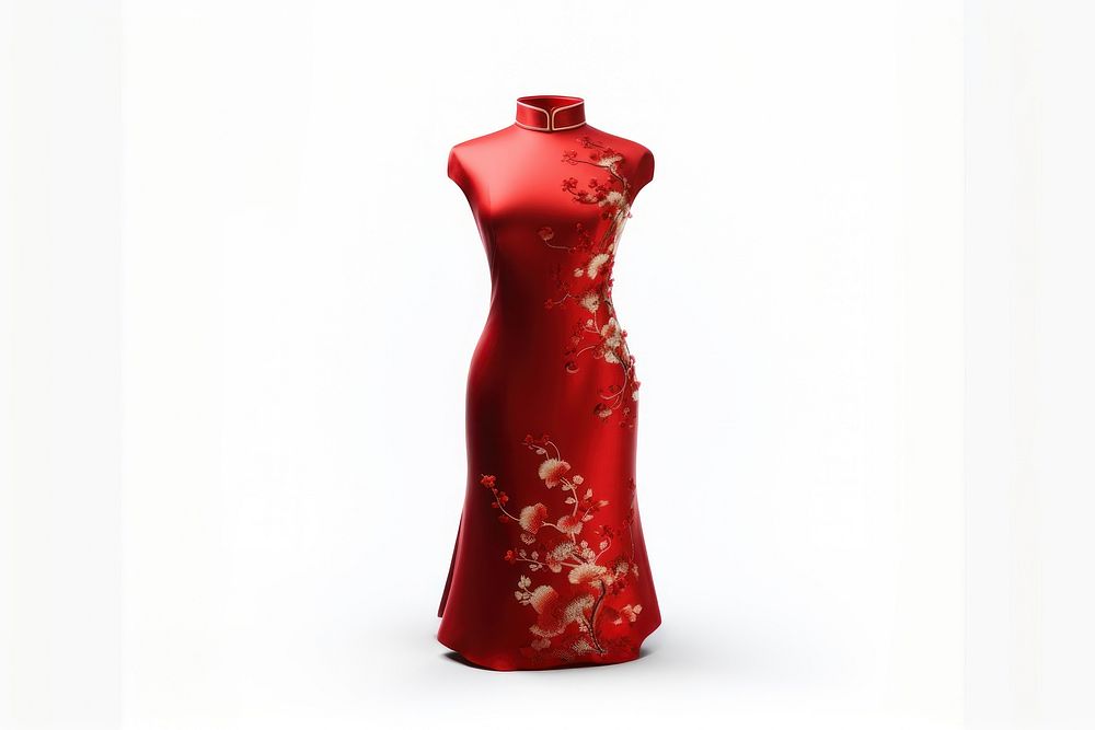 Cheongsam fashion dress gown. AI generated Image by rawpixel.