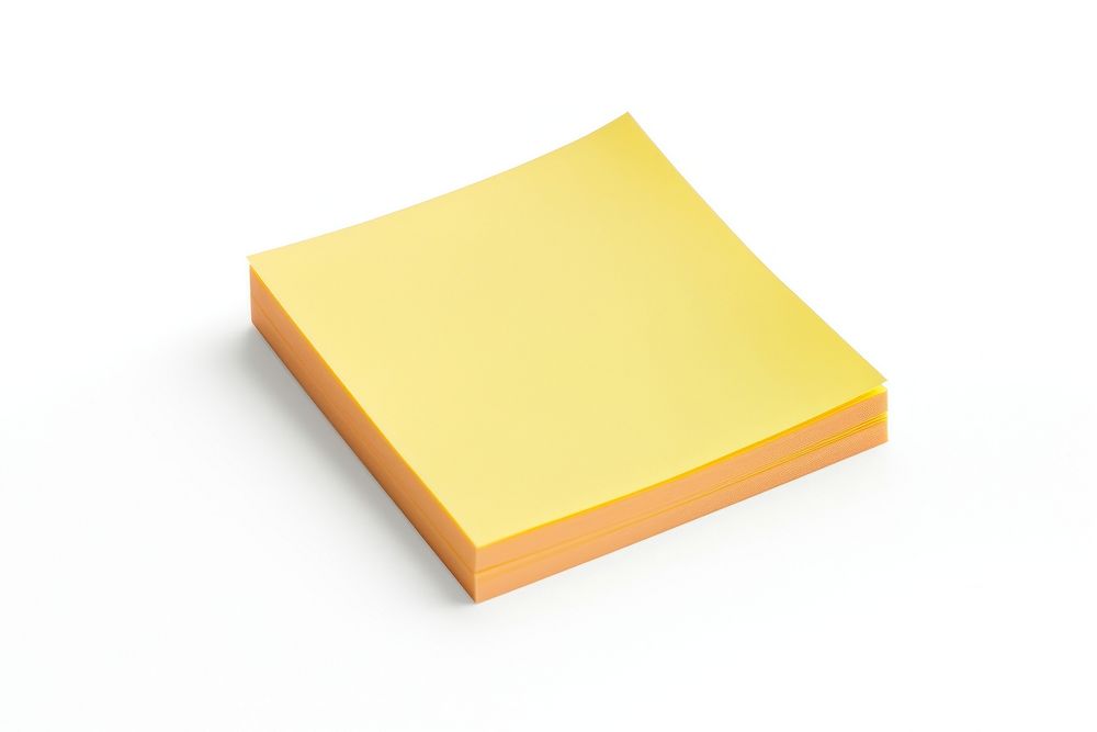 Sticky note white background publication simplicity. AI generated Image by rawpixel.
