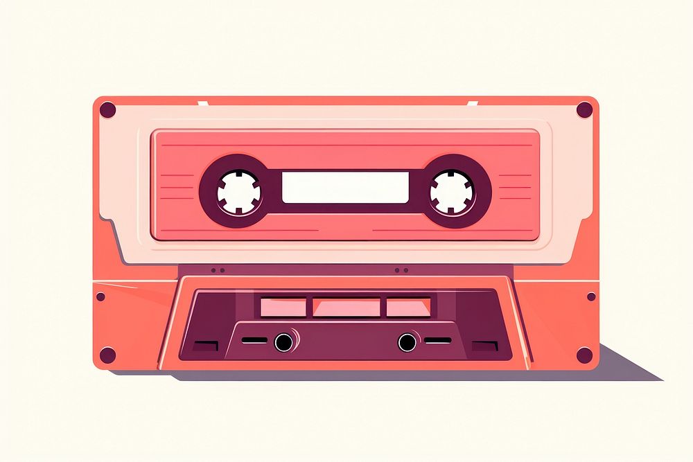 A cassette tap technology equipment boombox. AI generated Image by rawpixel.