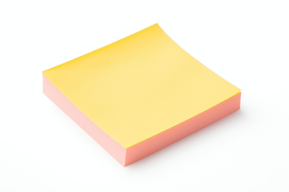 Sticky note white background simplicity rectangle. AI generated Image by rawpixel.