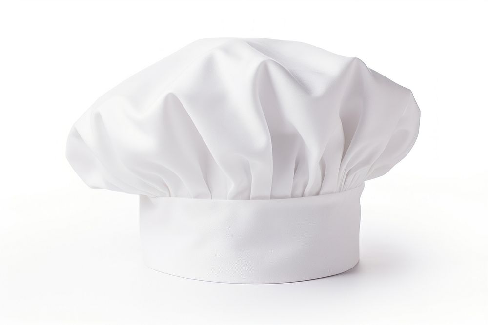 A chef hat white white background simplicity. AI generated Image by rawpixel.
