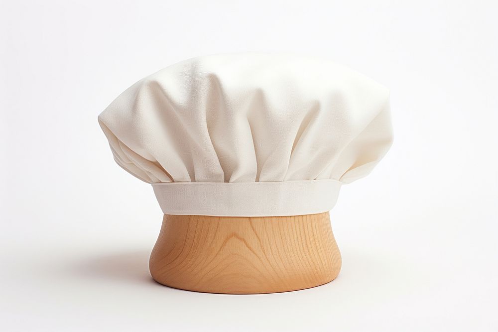 A chef hat white background simplicity freshness. AI generated Image by rawpixel.