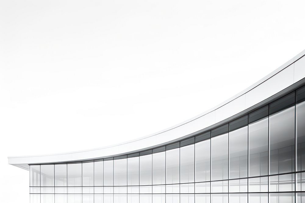 Building architecture facade curve. AI generated Image by rawpixel.