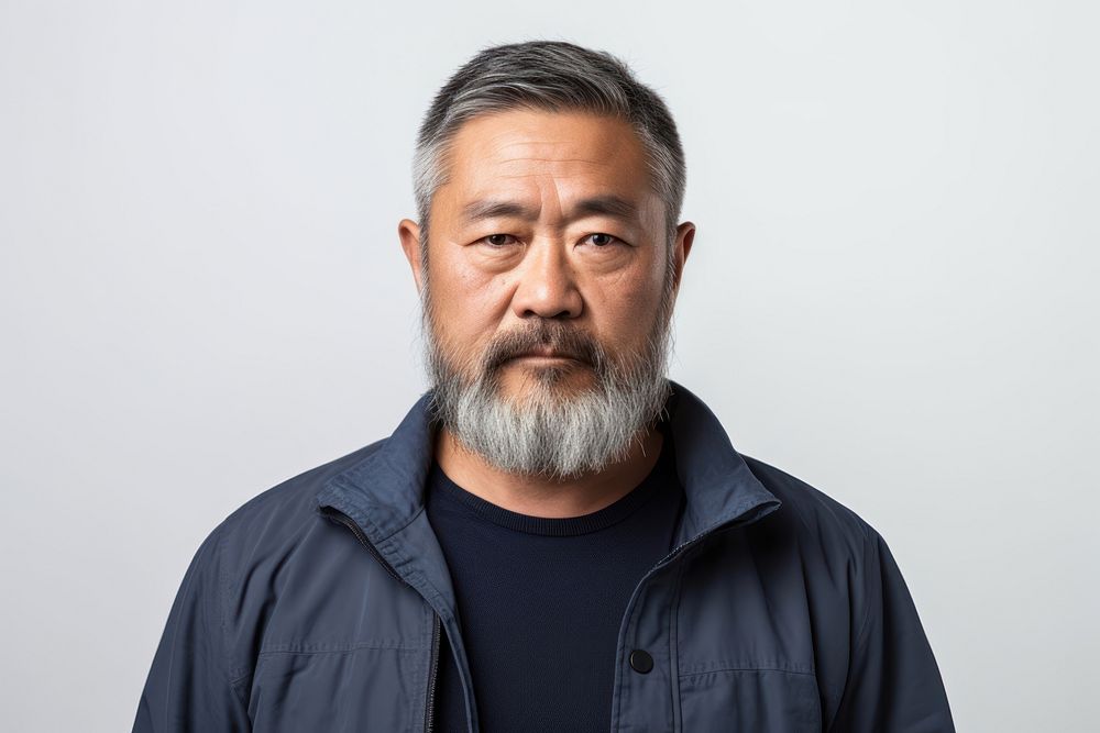 Portrait beard looking adult. AI generated Image by rawpixel.