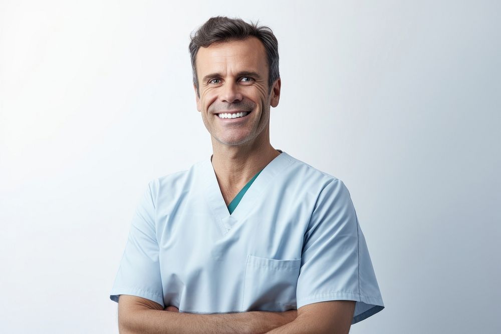 Dentist portrait adult nurse. AI generated Image by rawpixel.